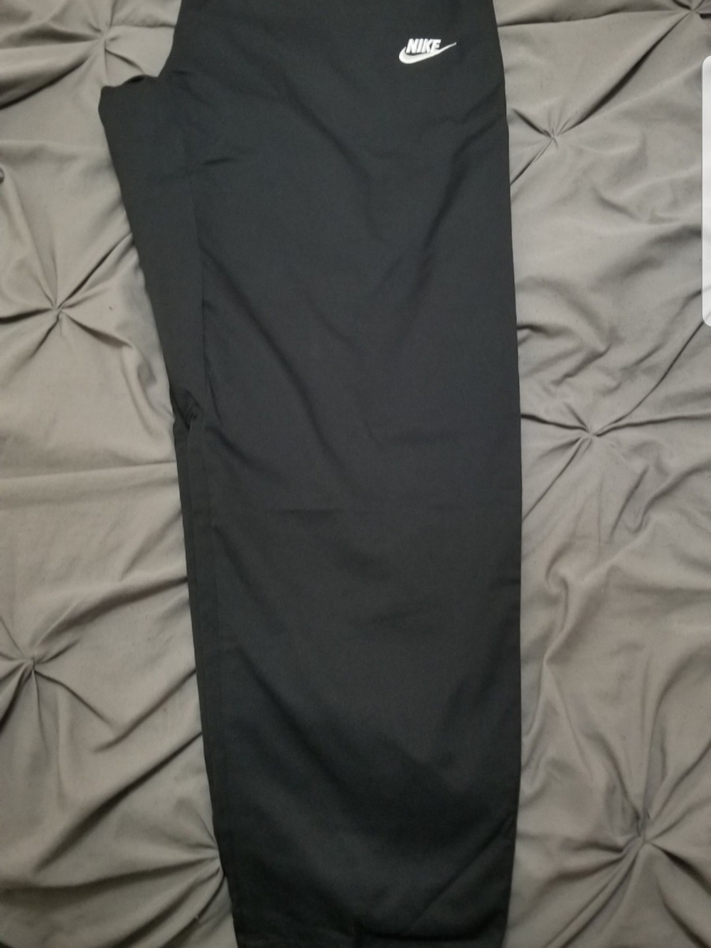 Nike Black Men’s Joggers with White Logo